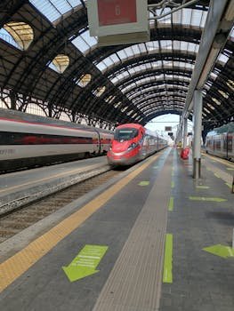 Home Frecciarossa in entrata a Milano Centrale